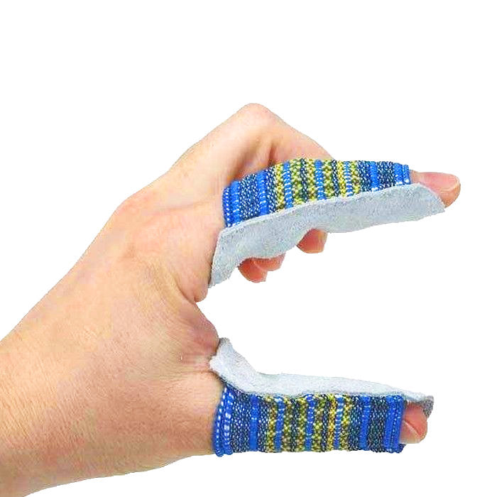 Open End Leather Finger Guard