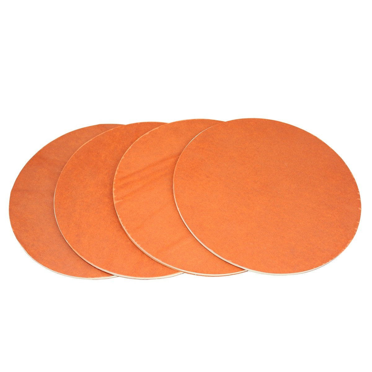 9" x ¼ Dia. White Silicone Layer Discs - Set of 4