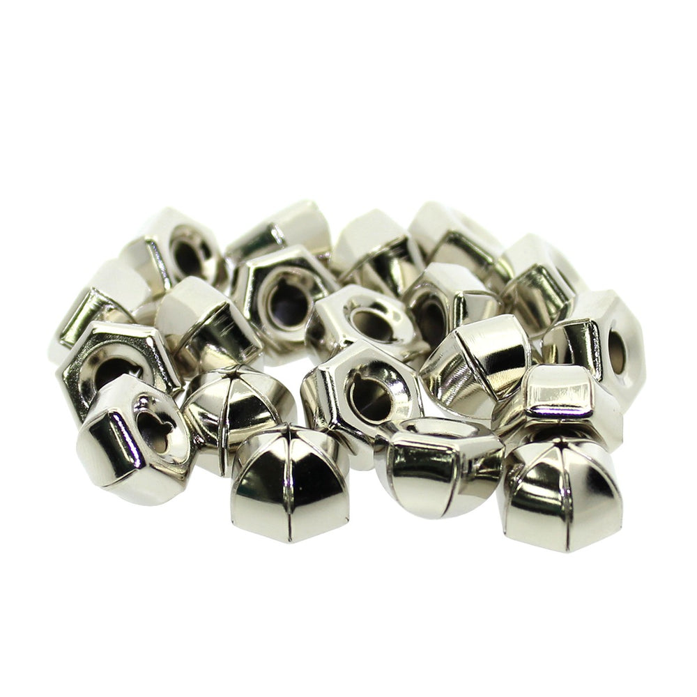 Tapas de seguridad de acero pesado con baño metálico para moldes - 1000 Piezas