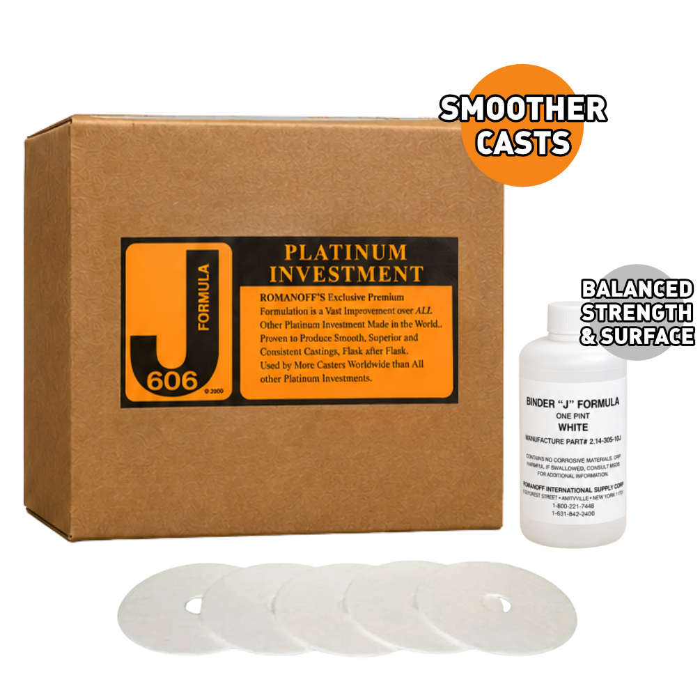 Inversión para fundición de platino J-Formula Platinum original - 45 lb