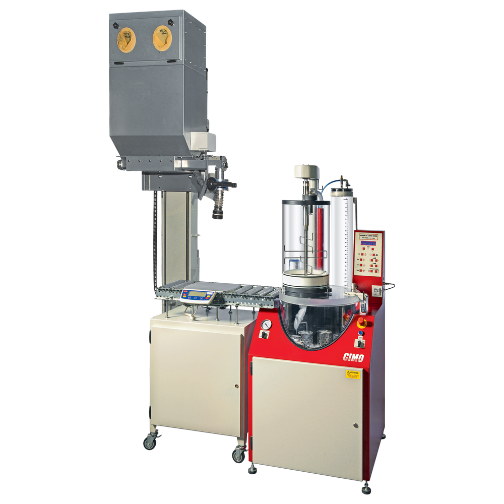 Crisol completo de cerámica y grafito Indutherm para máquinas de fusión MU 200 y 400