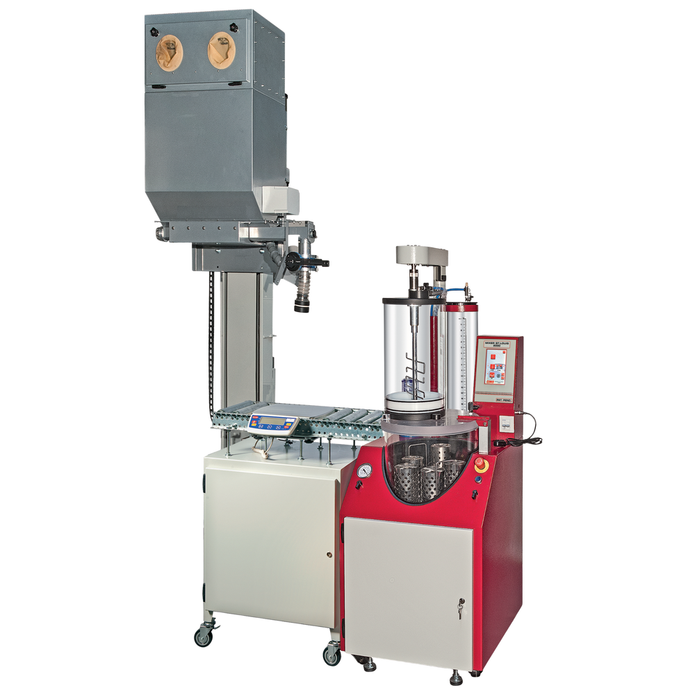 Crisol completo de cerámica y grafito Indutherm para máquinas de fusión MU 200 y 400