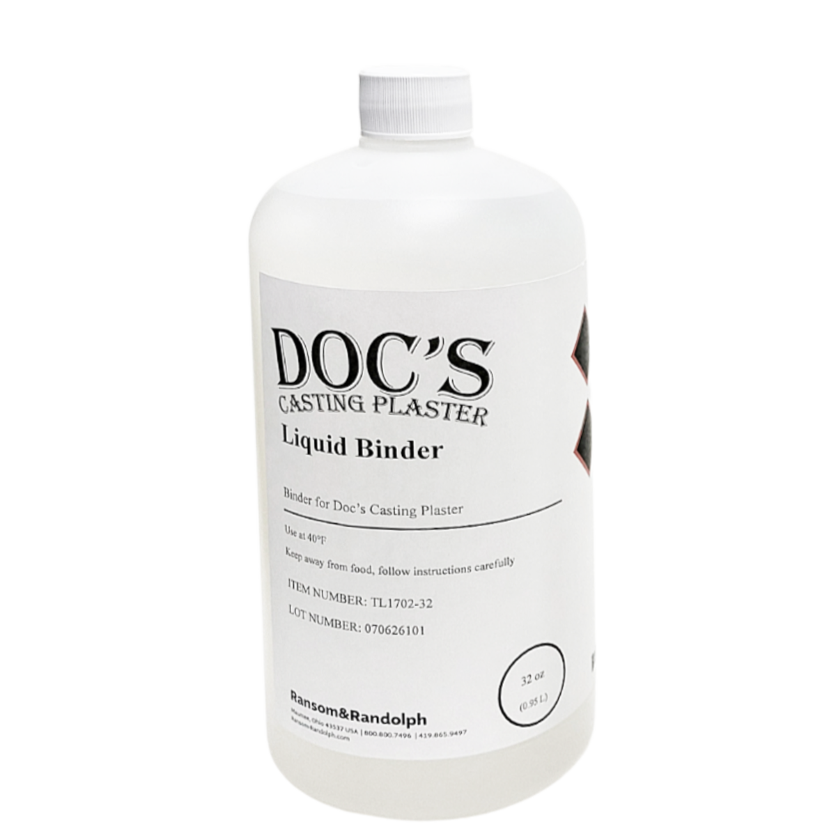 Doc's Casting Plaster Liquid Binder - 32 oz