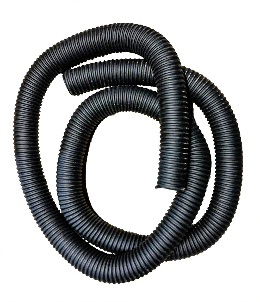 Manguera de 3" negra reforzada de alta resistencia para colector de polvo (longitudes de 10 pies)