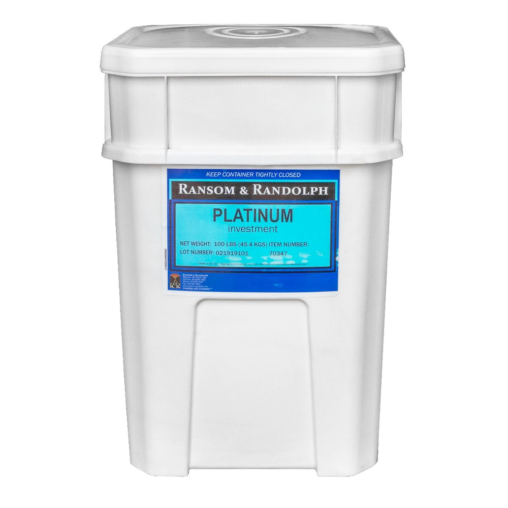 Inversión y aglutinante de platino Blue Label de Ransom & Randolph - 100 lb