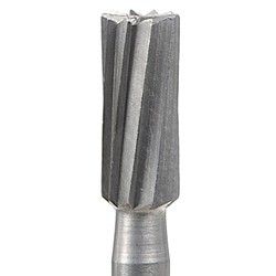 Fresa Busch® cilíndrica cuadrada de un corte - Paquete de 6