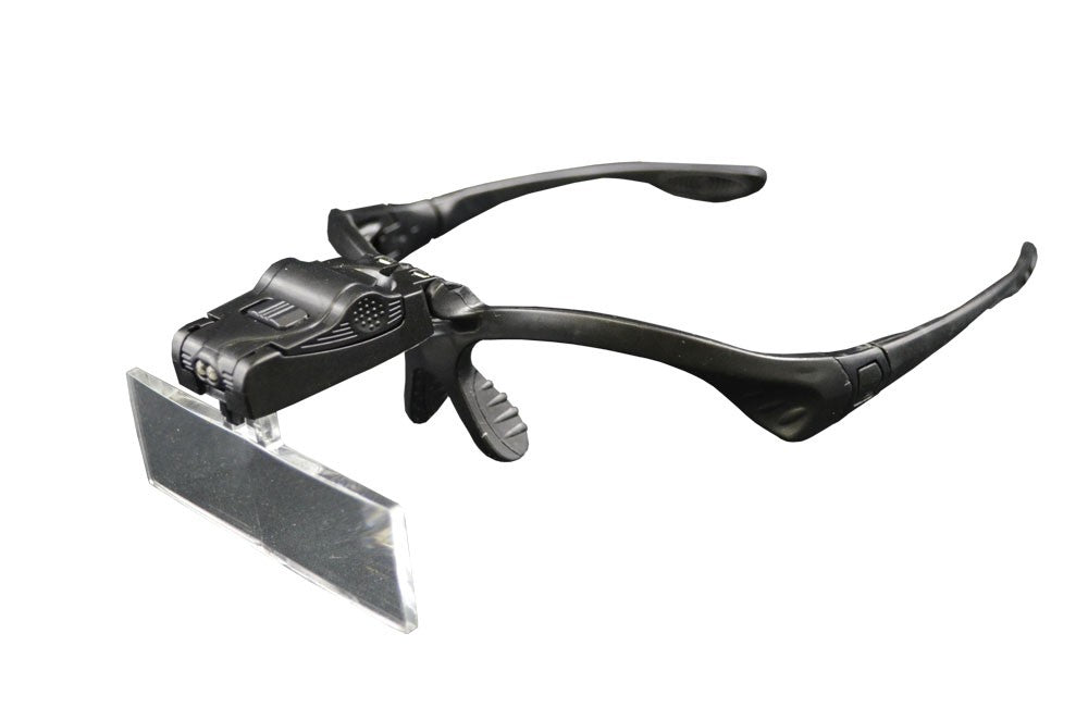 Optivisor iluminado con 5 lentes diferentes