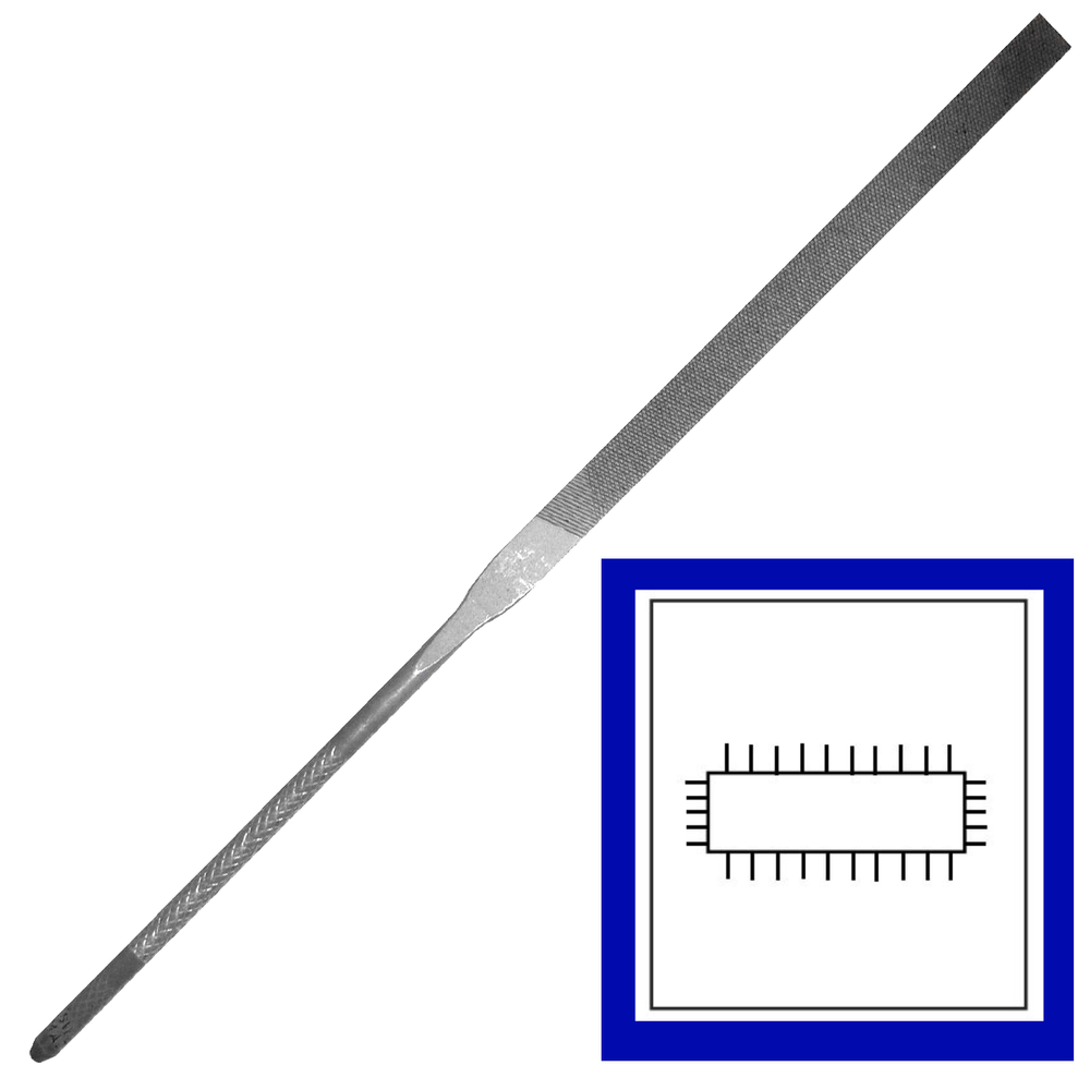 Grobet Equalling Needle Files - 7 3/4" - 2 Cut