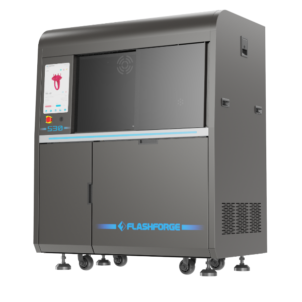 Flashforge® 530 XHD: Impresora 3D de cera para joyería de alta resolución extrema con triple cabezal de impresión