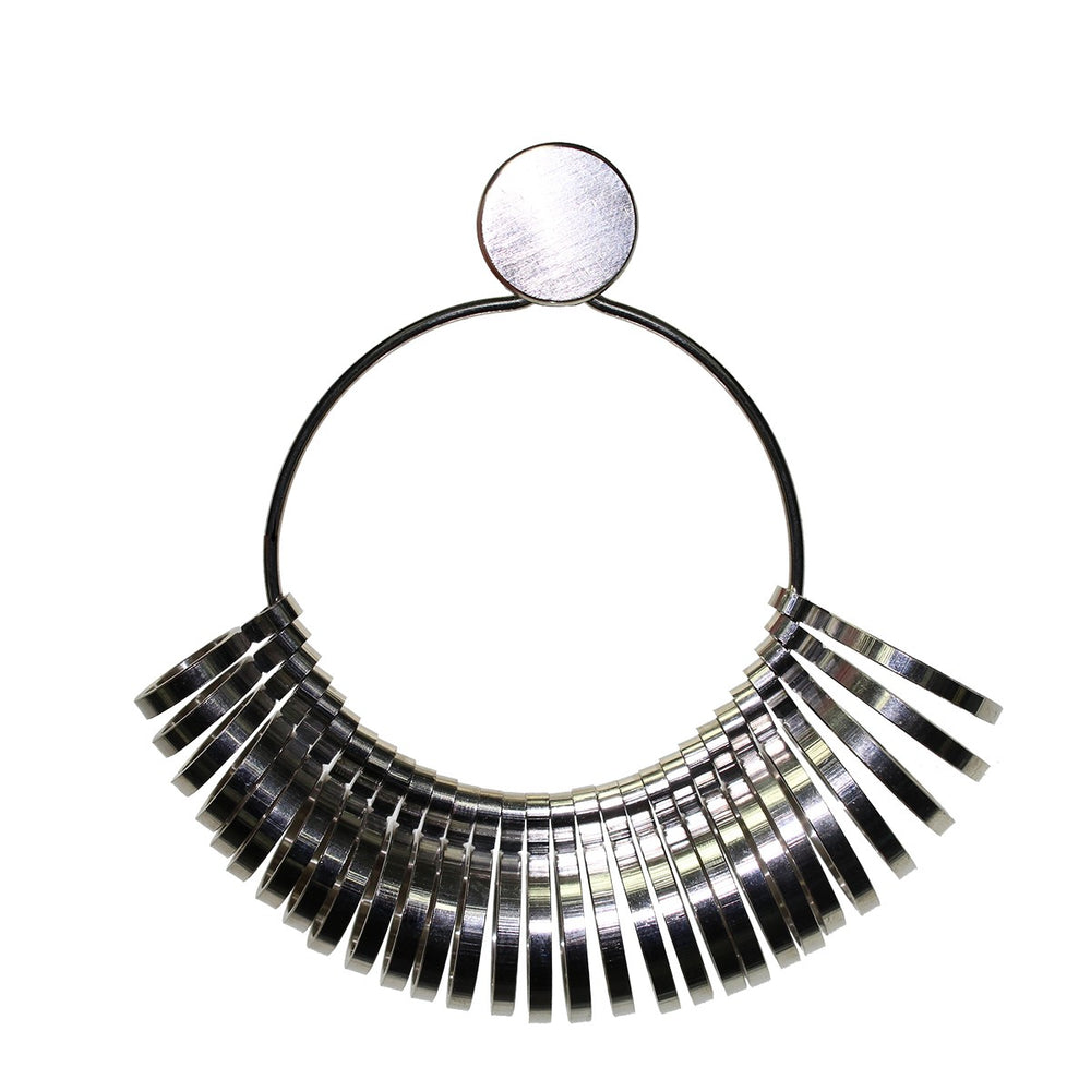 Ring Finger Gauge - U.S. Standard Half-Sizes #1 - #15 Steel