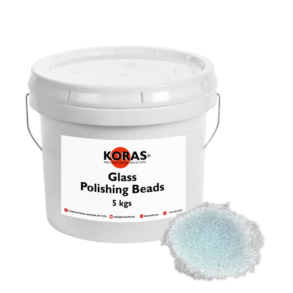 Glass Polishing Beads for KORAS AquaPol® Electro-Polishing Systems