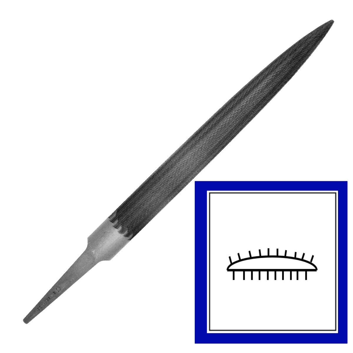 Grobet USA Swiss Pattern Half Round Hand Files