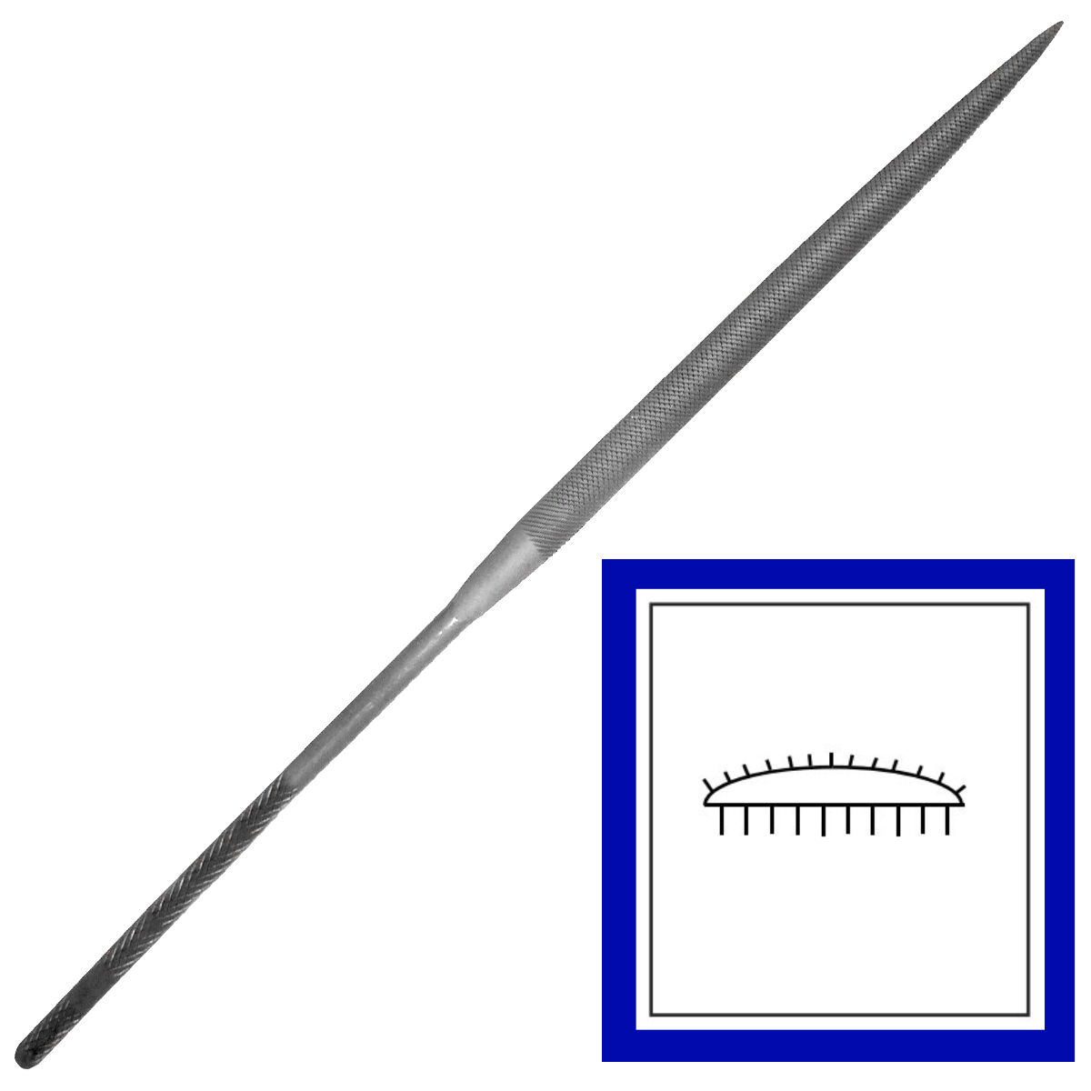 Grobet USA Swiss Pattern Half Round Needle Files