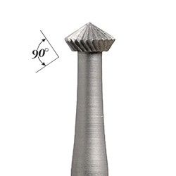 Fresas de corte Hart de 90° Busch® Fig. 156C - Paquete de 6