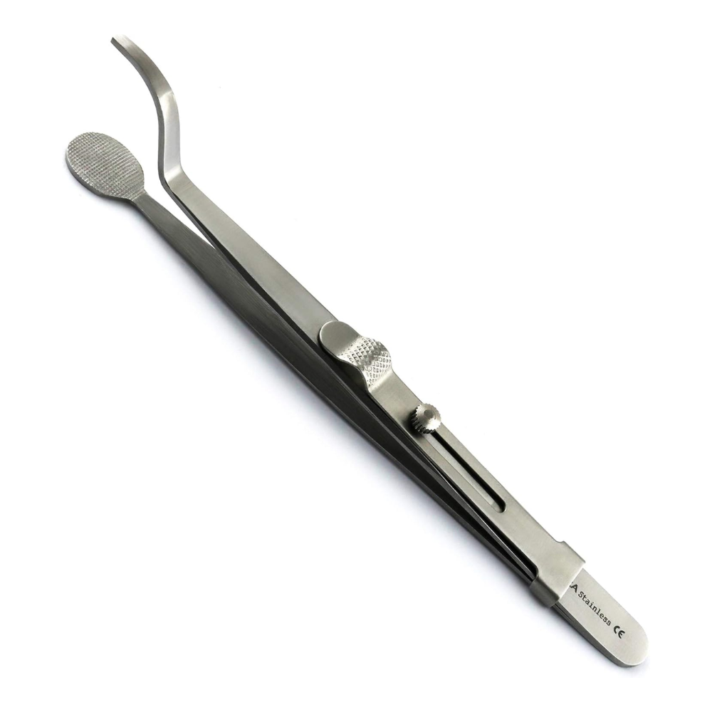 Head & Shank Locking Tweezers