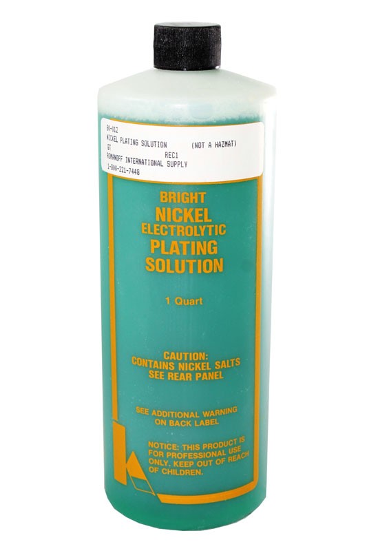 Bright Nickel Bath Plating Solutions - 1 Liter