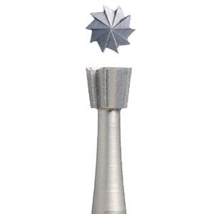 Busch® Fresas Cono Invertido Corte Simple - Paquete de 6