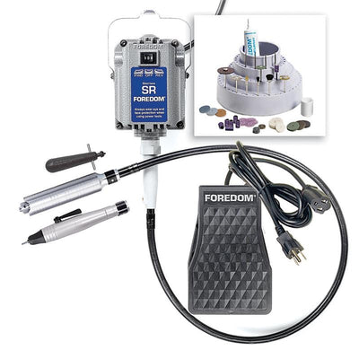 Foredom Deluxe SR Motor Flex Shaft System With H.20 & H.30 Handpieces