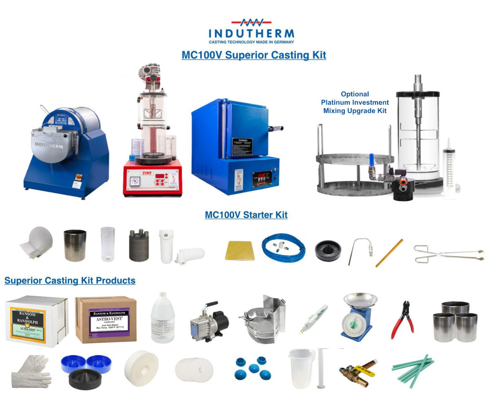 Indutherm MC 100 V Superior Plus Casting Kit With Optical Pyrometer