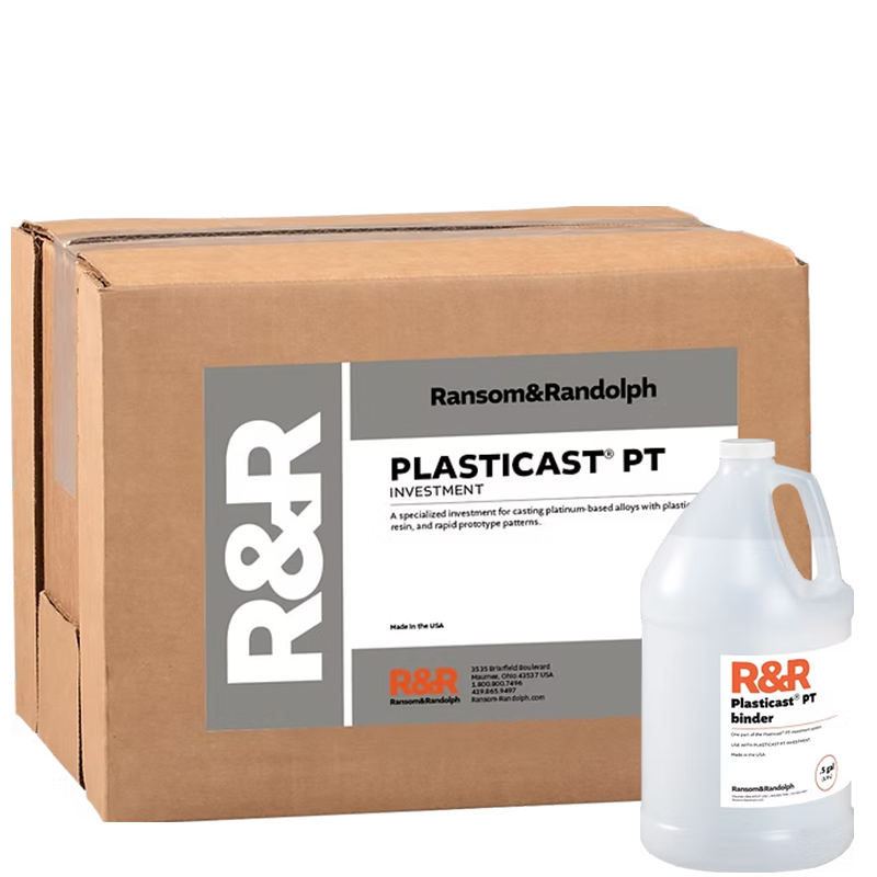 Inversión Ransom & Randolph Plasticast PT y ligante líquido 44 lbs