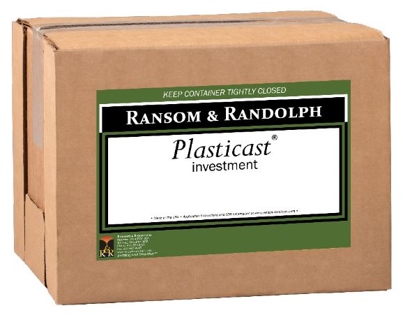 Inversión Ransom & Randolph Plasticast - Caja Bliss de 40 lb