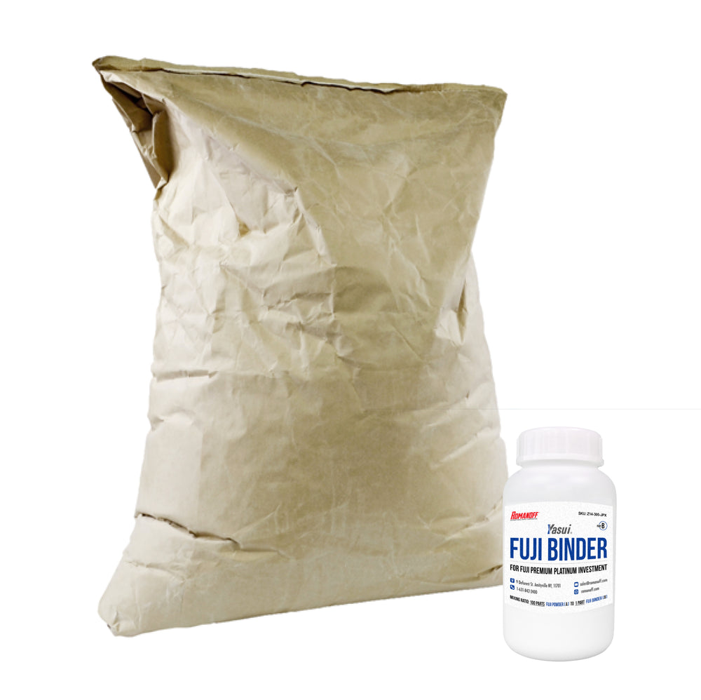 Yasui Fuji Powder: Premium Platinum Investment with Binder - 55 lbs (25.5 kg)