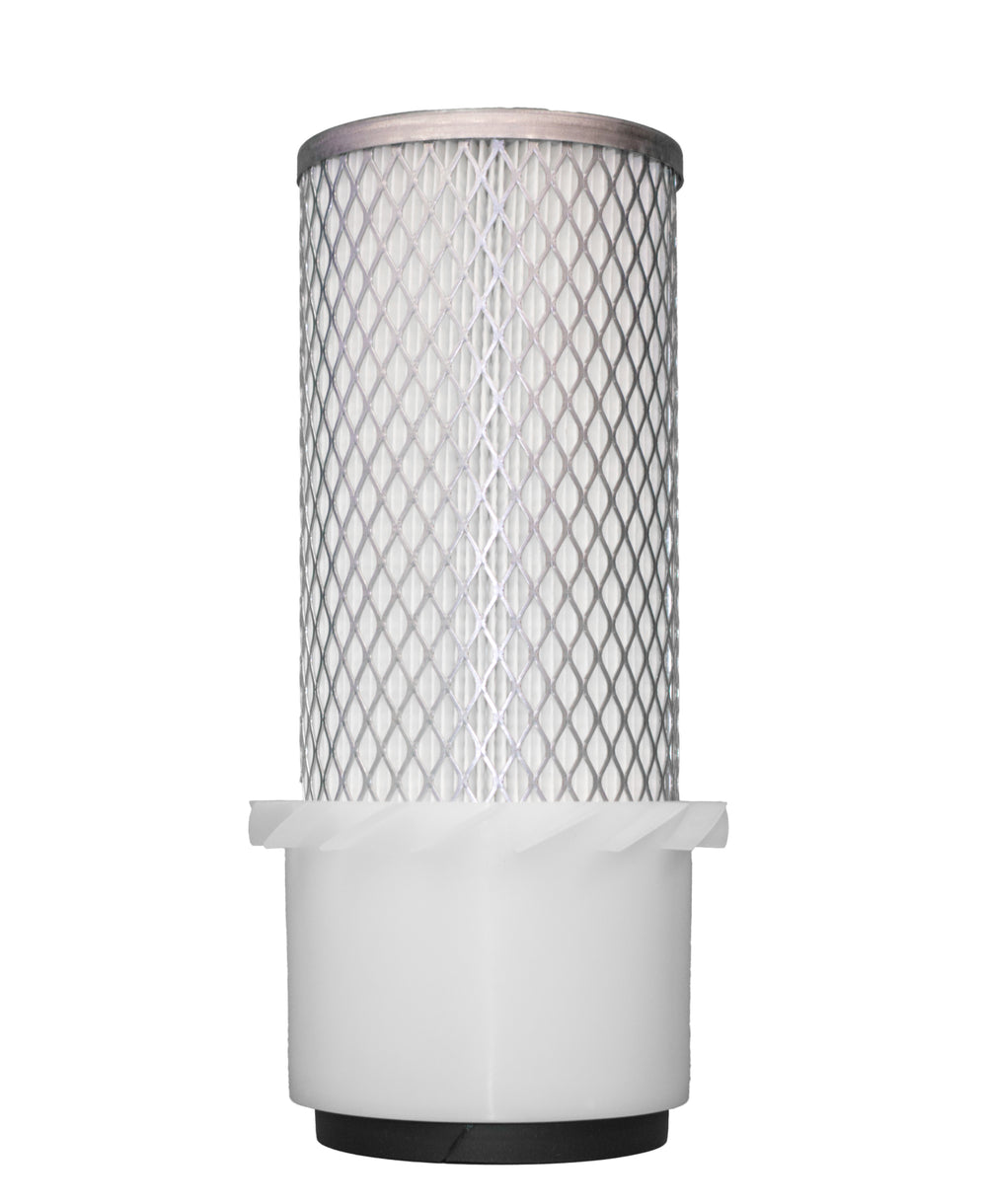 Filtro aspirador de 10.5" con collarín exterior de plástico blanco