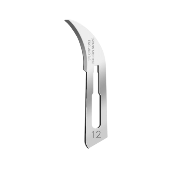 Swann Morton #12 Curved Carbon Steel Blades