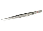 Swiss Slide-Lock Diamond Tweezer