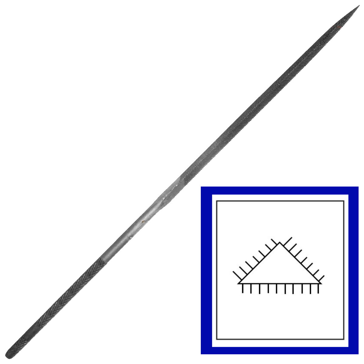Grobet USA Three-Square Swiss Pattern Needle Files