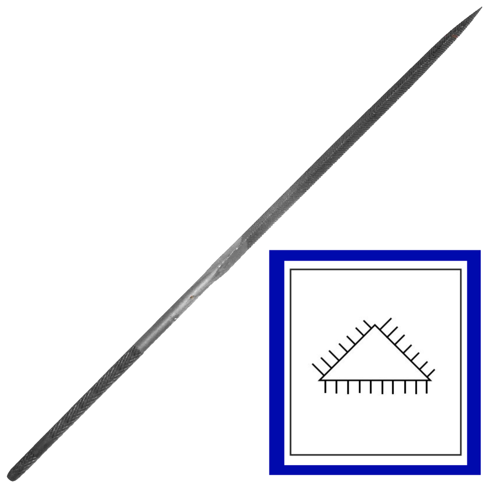 Grobet USA Three-Square Swiss Pattern Needle Files