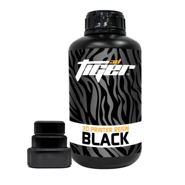 Resina para impresora 3D Tiger: Negro - 1kg