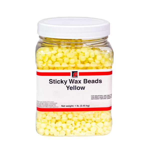 Yellow Sticky Wax Beads - 1 lb