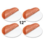 12" x ¼" Dia. White Silicone Layer Discs - Set of 4