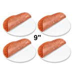 9" x ¼ Dia. White Silicone Layer Discs - Set of 4