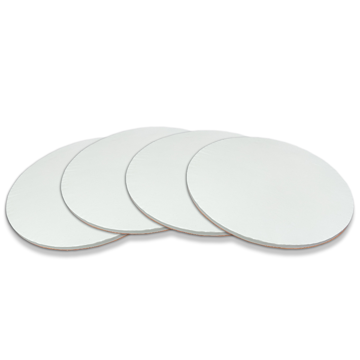 12" x ¼" Dia. White Silicone Layer Discs - Set of 4