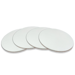 12" x ¼" Dia. White Silicone Layer Discs - Set of 4
