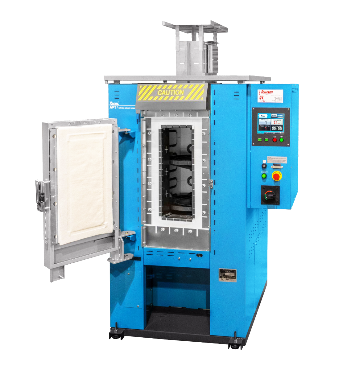 Yasui RBF 21: Horno de Desencerado Rotatorio