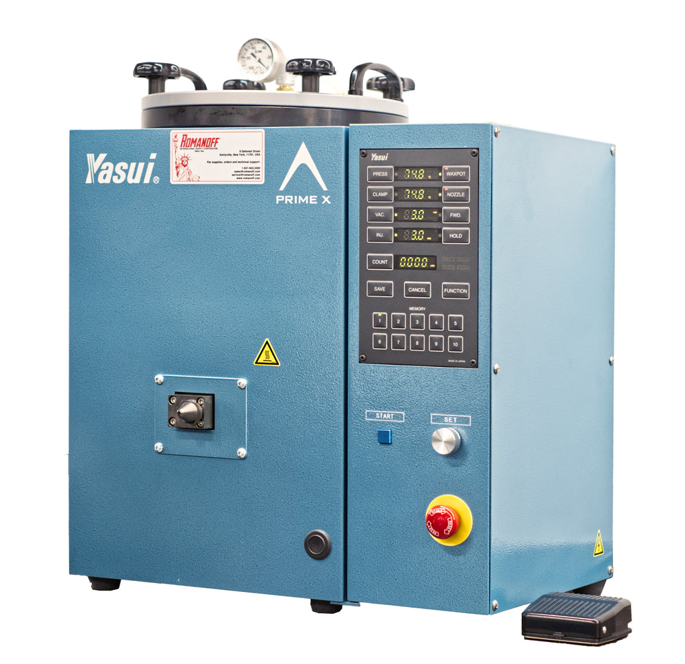 Yasui Prime X: Sistema de inyección de cera al vacío