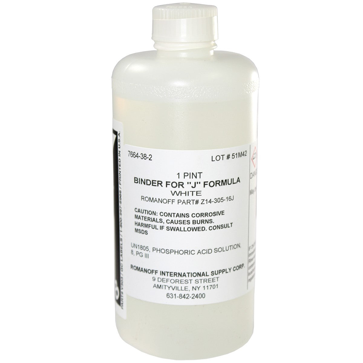 J-Formula Original White Label Binder Only - 16oz