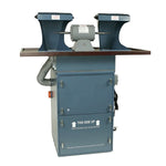 Romanoff Dual Spindle & Hood ½ HP Open Polishing Station with 1 HP Dust Collector