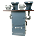 Romanoff Double ¾ HP Single Spindle & Hood Polishing Station with 1 HP Dust Collector