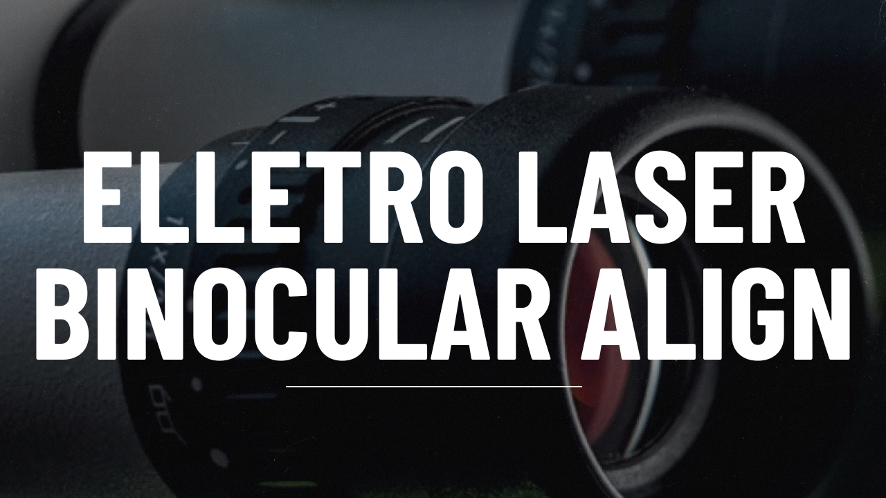  align the reticle pointer of the binocular